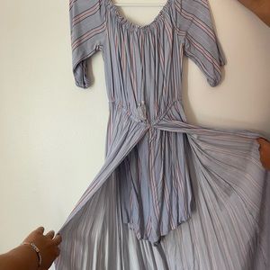 Dry goods. Romper with open skirt